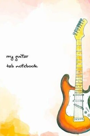 Cover of guitar notebook blank tabs