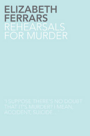 Cover of Rehearsals for Murder