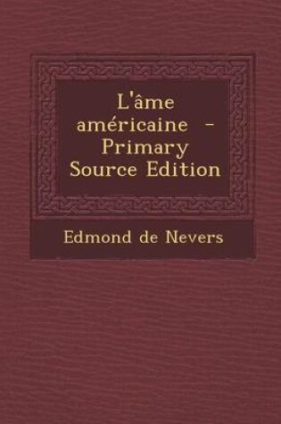 Cover of L' me Am ricaine