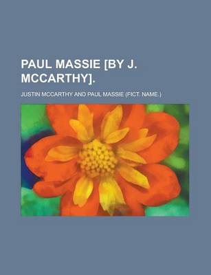 Book cover for Paul Massie [By J. McCarthy]