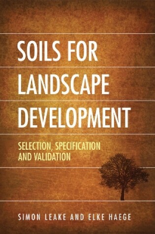 Cover of Soils for Landscape Development