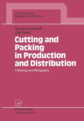 Book cover for Cutting and Packing in Production and Distribution