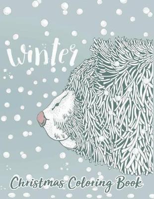 Book cover for Christmas Coloring Book Winter