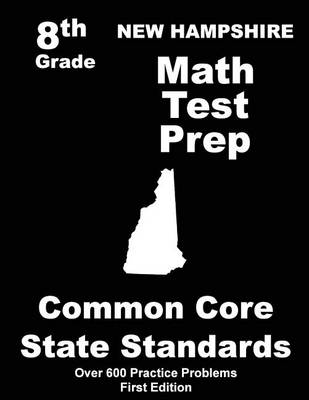 Book cover for New Hampshire 8th Grade Math Test Prep