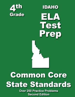 Book cover for Idaho 4th Grade ELA Test Prep