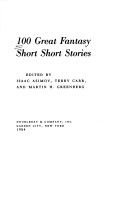 Book cover for 100 Great Fantasy Short Short Stories