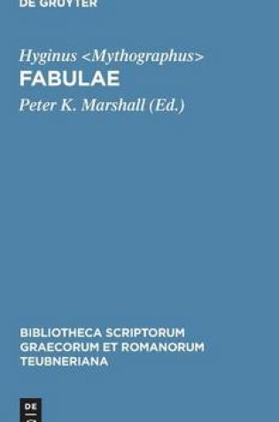 Cover of Hyginus: Fabulae CB