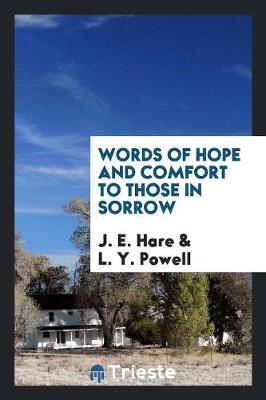 Book cover for Words of Hope and Comfort to Those in Sorrow