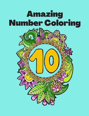 Book cover for Amazing Number Coloring Book