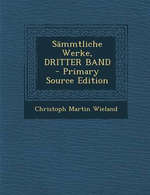 Book cover for Sammtliche Werke, Dritter Band