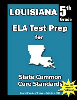 Book cover for Louisiana 5th Grade ELA Test Prep