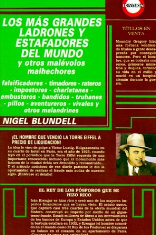 Cover of Los Mas Grandes Ladrones y Estafadores del Mundo y Otros Malevolos Malhechores