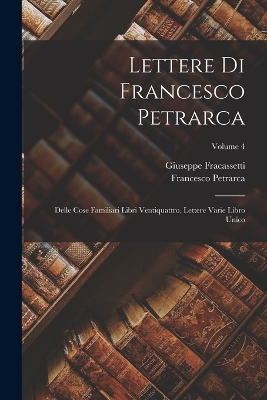 Book cover for Lettere Di Francesco Petrarca