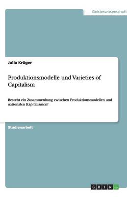 Book cover for Produktionsmodelle und Varieties of Capitalism