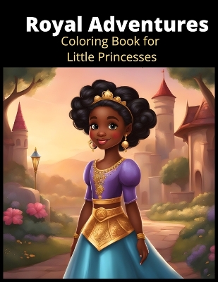 Book cover for Royal Adventures Coloring Book for Little Princesses