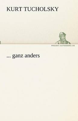 Book cover for ... Ganz Anders