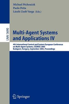 Book cover for Multi-Agent Systems and Applications IV