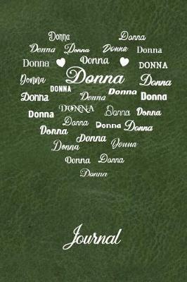 Book cover for Personalized Journal - Donna