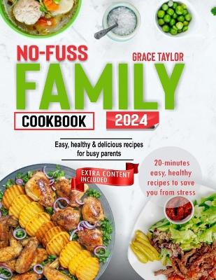 Book cover for No-Fuss Family Cookbook