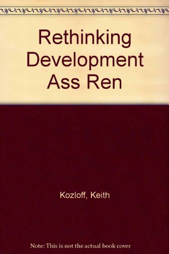 Book cover for Rethinking Development Ass Ren