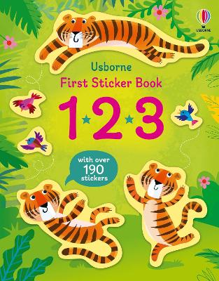 Book cover for First Sticker Book 123