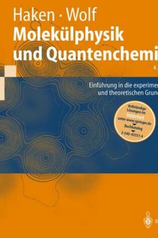 Cover of Molek]lphysik Und Quantenchemie