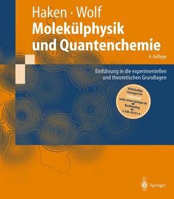 Cover of Molek]lphysik Und Quantenchemie