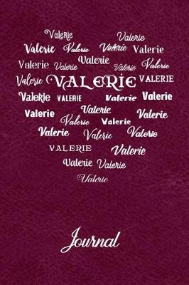 Book cover for Personalized Journal - Valerie