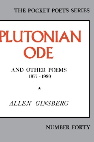 Cover of Plutonian Ode