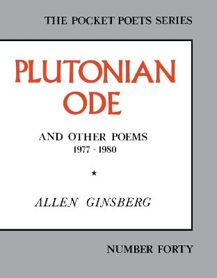 Book cover for Plutonian Ode