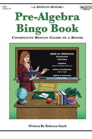 Cover of Pre-Algebra Bingo Book