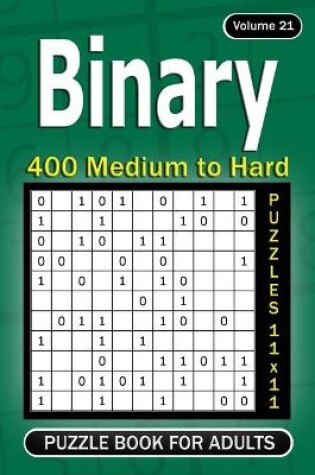 Cover of Binary puzzle book for Adults