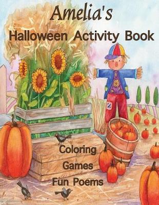 Book cover for Amelia's Halloween Activity Book