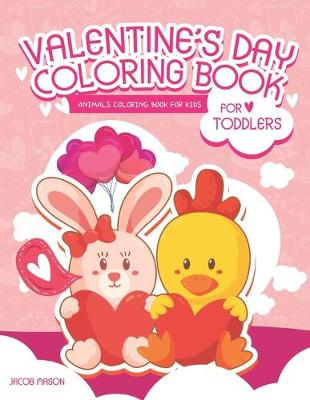 Book cover for Valentine's Day Coloring Book for Toddlers