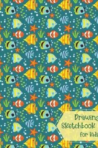 Cover of Drawing sketchbook for kidsSketch Book 8x5 Sketch Pad KidsArtistic SketchbookDrawing Pads for Kids 9-12Kids Drawing Pad