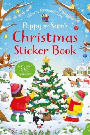 Cover of Poppy and Sam's Christmas Sticker Book