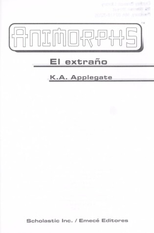 Cover of El Extrao