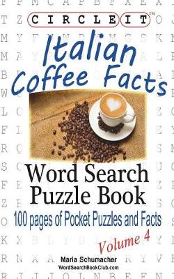 Book cover for Circle It, Italian Coffee Facts, Word Search, Puzzle Book