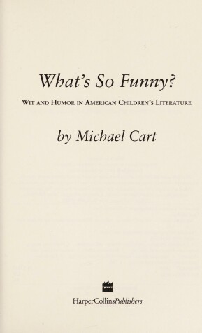 Book cover for What's So Funny?