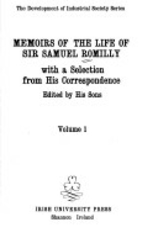 Cover of Memoirs