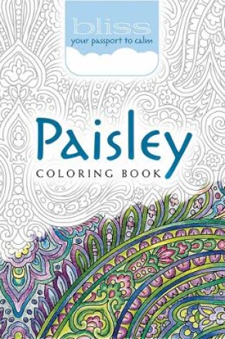 Cover of Bliss Paisley Coloring Book