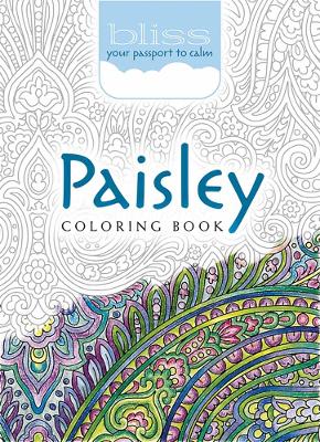 Book cover for Bliss Paisley Coloring Book