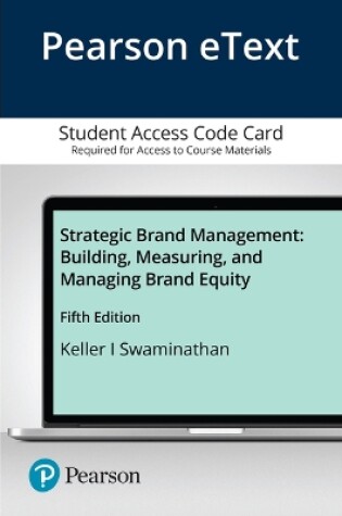 Cover of Strategic Brand Management