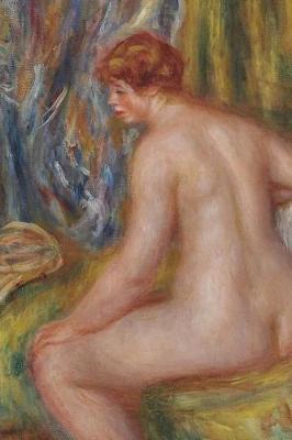 Book cover for 150 page lined journal Bather Seated, 1915 Pierre Auguste Renoir