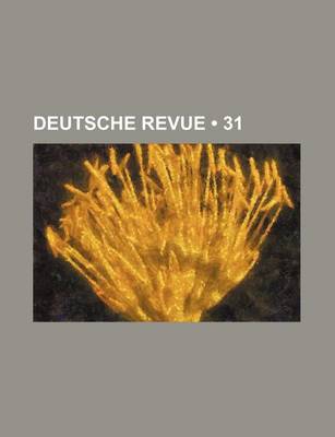 Book cover for Deutsche Revue (31 )