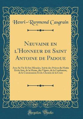 Book cover for Neuvaine En l'Honneur de Saint Antoine de Padoue