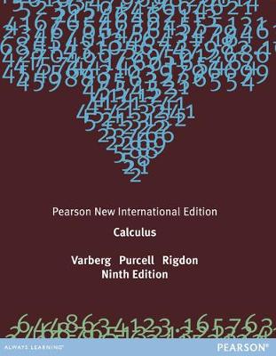 Book cover for Calculus Pearson New International Edition, plus MyMathLab without eText