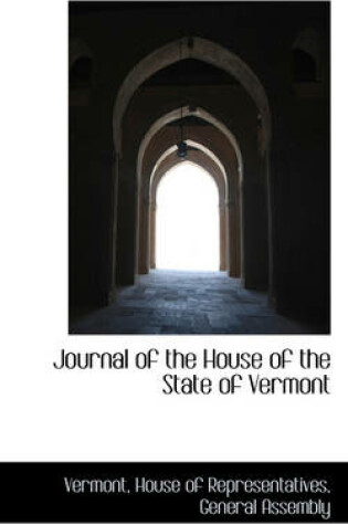 Cover of Journal of the House of the State of Vermont