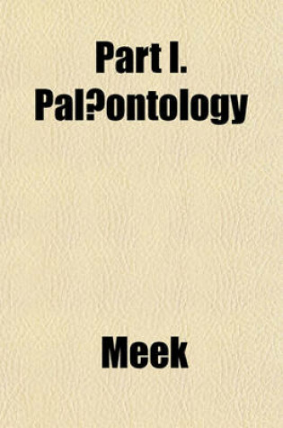 Cover of Part I. Palaeontology