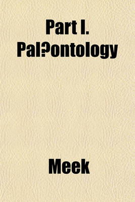 Book cover for Part I. Palaeontology